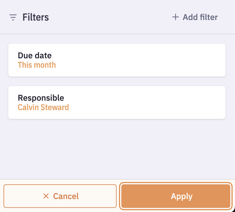Case studies: creating views in the Tasks page